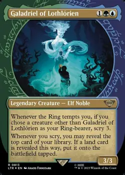 1x Galadriel of Lothlorien - Showcase (Ring) (813) - Surge Foil NM-Mint, English - Image 1