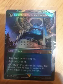 Balamb Garden, SeeD Academy Foil Borderless Final Fantasy MTG NM - Image 1
