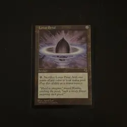 Magic The Gathering Tempest Lotus Petal #294 Lightly played - Image 1