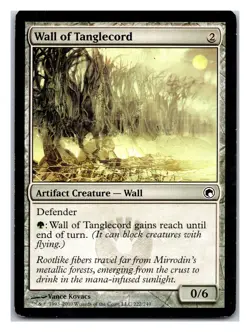 Scars of Mirrodin #222 Wall of Tanglecord - Image 1