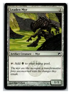 Scars of Mirrodin #170 Leaden Myr - Image 1