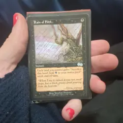 Magic The Gathering Rain of Filth 151/350 (Urza's Saga) NM MTG UNCOMMON VINTAGE - Image 3