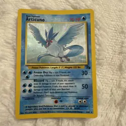 Articuno Pokemon Card TCG 2/62 Holo Rare Fossil 1999 WOTC - Image 1