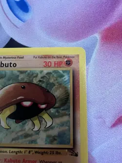Pokemon TCG Kabuto Fossil 1st First Edition Common Card #50/62 NM/LP 1999 - Image 5
