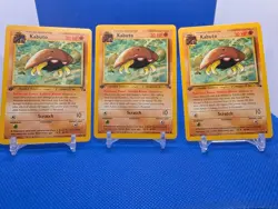 Pokemon TCG Kabuto Fossil 1st Edition Common Card 50/62 Regular NM #kabutoking - Image 4