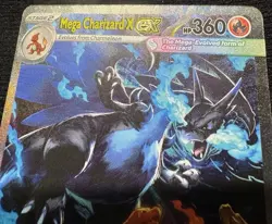 Mega Charizard x EX 125/094 Me02: Phantasmal Flames Holo Mint Condition Pokemon - Image 1