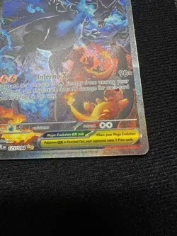 Mega Charizard x EX 125/094 Me02: Phantasmal Flames Holo Mint Condition Pokemon - Image 5