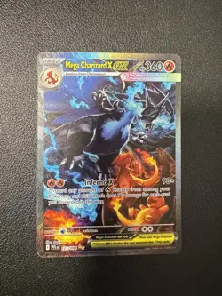 Pokemon Mega Charizard X ex 125/094 Me02: Phantasmal Flames Holo NM - Image 1