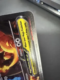 Pokemon Mega Charizard X ex 125/094 Me02: Phantasmal Flames Holo NM - Image 3