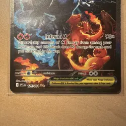 Mint/Near Mint Mega Charizard X ex 125/094 Me02: Phantasmal Flames Holo Pokemon - Image 3