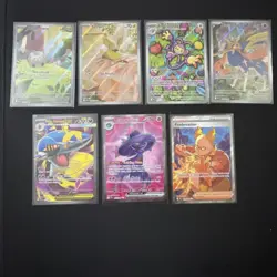 Pokemon Phantasmal Flames Card 7 Cards Lot 4 illustration Rare 3 Full Art - Image 1