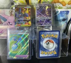 2025 Pokemon TCG (4) Card Lot Phantasmal Flames ex Ultra Rare /094 - Image 3