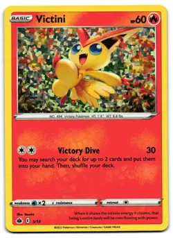 Victini 5/15 - McDonald's Collection 2022 Pokemon TCG Holo - LP Card - Image 1