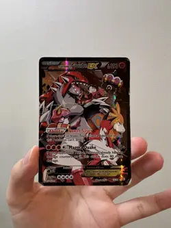 Pokemon TCG Team Magma's Groudon EX 15/34 Double Crisis Holo DAMAGED - Image 1