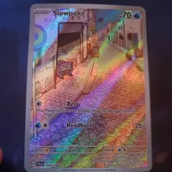2023 Pokemon SVI EN Illustration Rare #204 Slowpoke - Image 1