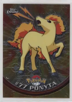 Ponyta Topps Chrome Pokemon TV Animation Edition #77 2000 - Image 1