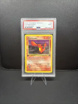PSA 9 Pokemon 2000 1st Edition Team Rocket Charmander #50 - Image 1