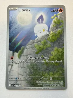 Pokemon TCG - Litwick - 101/086 - Illustration Rare - SV: White Flare - Image 1