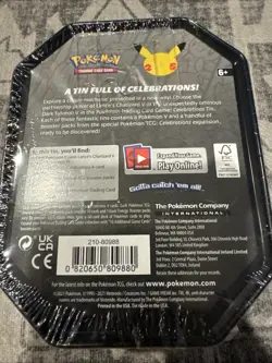 Pokemon TCG 25th Anniversary Celebrations Tin Lance’s Charizard V Sealed New - Image 4