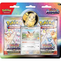 Pokemon TCG: Scarlet & Violet Prismatic Evolutions 2 Pack Blister & Eevee Promo - Image 1