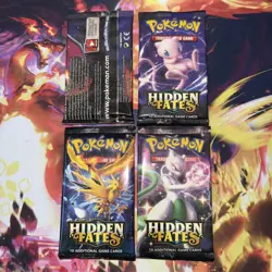 Pokemon Hidden Fates Booster Pack Complete Set - Image 2