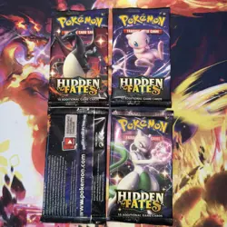 Pokemon Hidden Fates Booster Pack Complete Set - Image 4