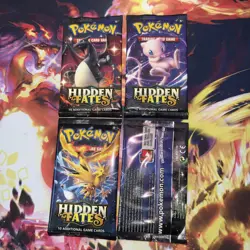 Pokemon Hidden Fates Booster Pack Complete Set - Image 5