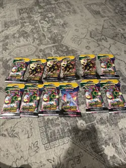 Pokemon TCG Sword & Shield Evolving Skies Booster Pack Band NEW SEALED 12 Packs - Image 2