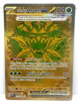 Pokemon TCG - Prismatic Evolutions - Hyper Rare - Teal Mask Ogerpon ex - 177/131 - Image 1