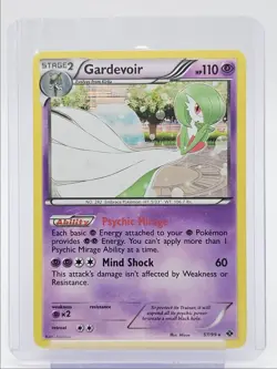 GARDEVOIR 2012 POKEMON BLACK & WHITE NEXT DESTINIES RARE HOLO 57/99 Q0107 - Image 1