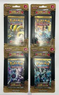 (403117) Pokemon Black & White Next Destinies Booster Blister (x4) ArtSet Sealed - Image 1