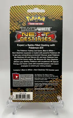 (403117) Pokemon Black & White Next Destinies Booster Blister (x4) ArtSet Sealed - Image 4