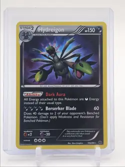 HYDREIGON 2012 POKEMON B&W NEXT DESTINIES SECRET RARE 103/99 Q6438 - Image 1