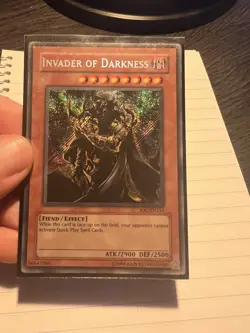 Yu-Gi-Oh! Invader of Darkness IOC-111 Secret Rare OG Unlimited Near Mint - Image 1