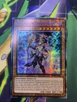 Yugioh Nightmare Apprentice MP25-EN004 2025 1st Edition Starlight Rare NM - Image 1
