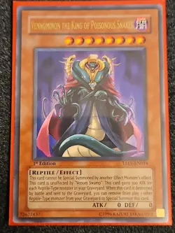 Yugioh Vennominon The King Of Poisonous Snakes TAEV-EN014 1st Ed VLP - Image 1