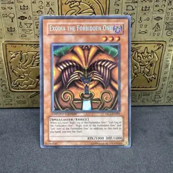 Yugioh Exodia the Forbidden One MC1-EN001 Secret Rare Limited Edition NM - Image 1