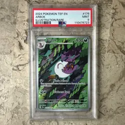 Arbok 176/162 PSA 9 Mint Holo Temporal Forces Pokemon Card 🔥🔥 - Image 1