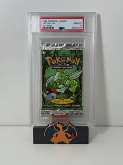 1999 Pokemon Jungle Scyther 1st Edition Booster Pack PSA 10 GEM MINT! - Image 1