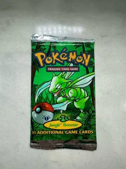 1999 First Edition Pokemon Jungle Booster Pack 21.3 Scyther Wotc 742818060639 - Image 1