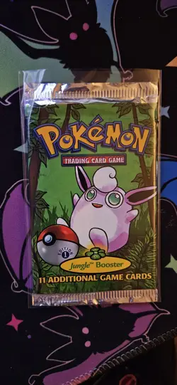 Wizards of the Coast First Edition Pokemon Jungle Booster Pack 742818060639 - Image 1