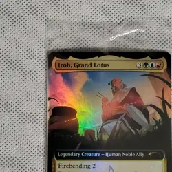 SEALED Iroh, Grand Lotus Promo Extended Art Foil BoxLunch Magic Avatar Card MTG - Image 2