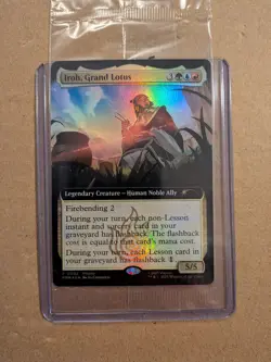 Iroh Grand Lotus Promo Extended Art Foil BoxLunch Magic Avatar Card MTG SEALED - Image 1