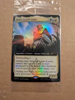Iroh Grand Lotus Promo Extended Art Foil BoxLunch Magic Avatar Card MTG SEALED - Image 2