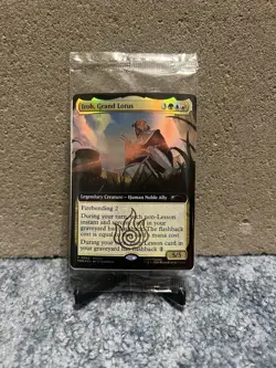 SEALED Iroh, Grand Lotus Promo Extended Art Foil BoxLunch Magic Avatar Card MTG - Image 1
