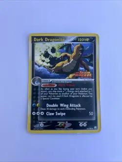 Pokemon Dark Dragonite Reverse Holo Rare Card 15/109 (Ex Team Rocket Returns) - Image 1