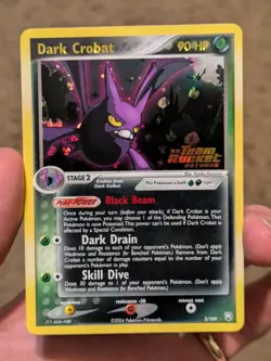 Dark Crobat 3/109 Holo Rare Stamped Reverse Pokemon Ex Rocket Returns NM or VLP - Image 1