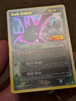 Dark Crobat 3/109 Holo Rare Stamped Reverse Pokemon Ex Rocket Returns NM or VLP - Image 3