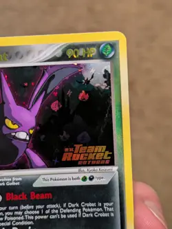 Dark Crobat 3/109 Holo Rare Stamped Reverse Pokemon Ex Rocket Returns NM or VLP - Image 5