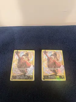 One Piece Monkey.D.Luffy ST-29 Starter Deck 29 Egghead Foil X2 - Image 1